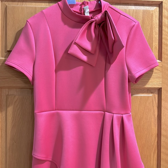 Bright Pink Cocktail/Tea Party/Daytime Dress, size M - Picture 3 of 4